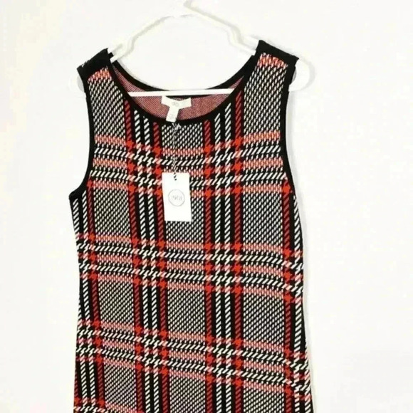 1901 Plaid Houndstooth Sweater Dress Small - Picture 4 of 8
